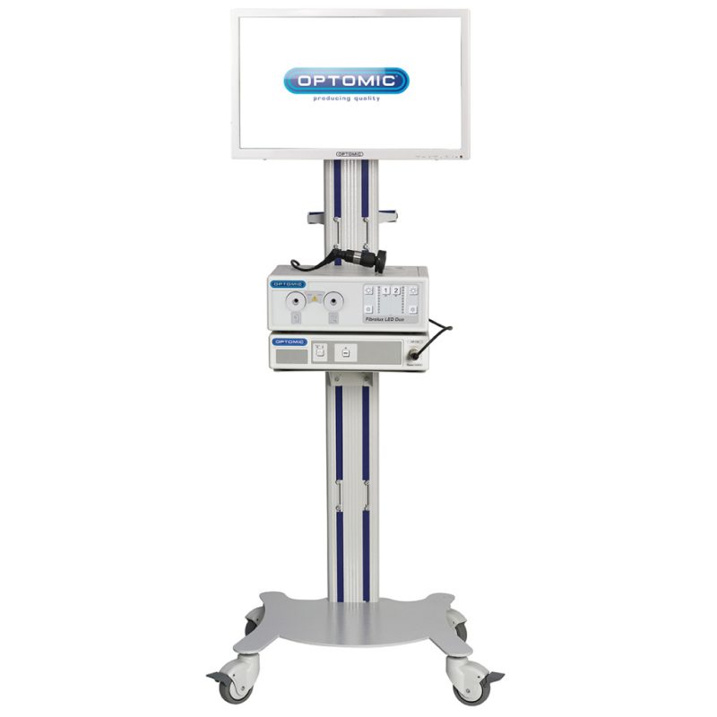 compact endoscopy cart carro de endoscopia